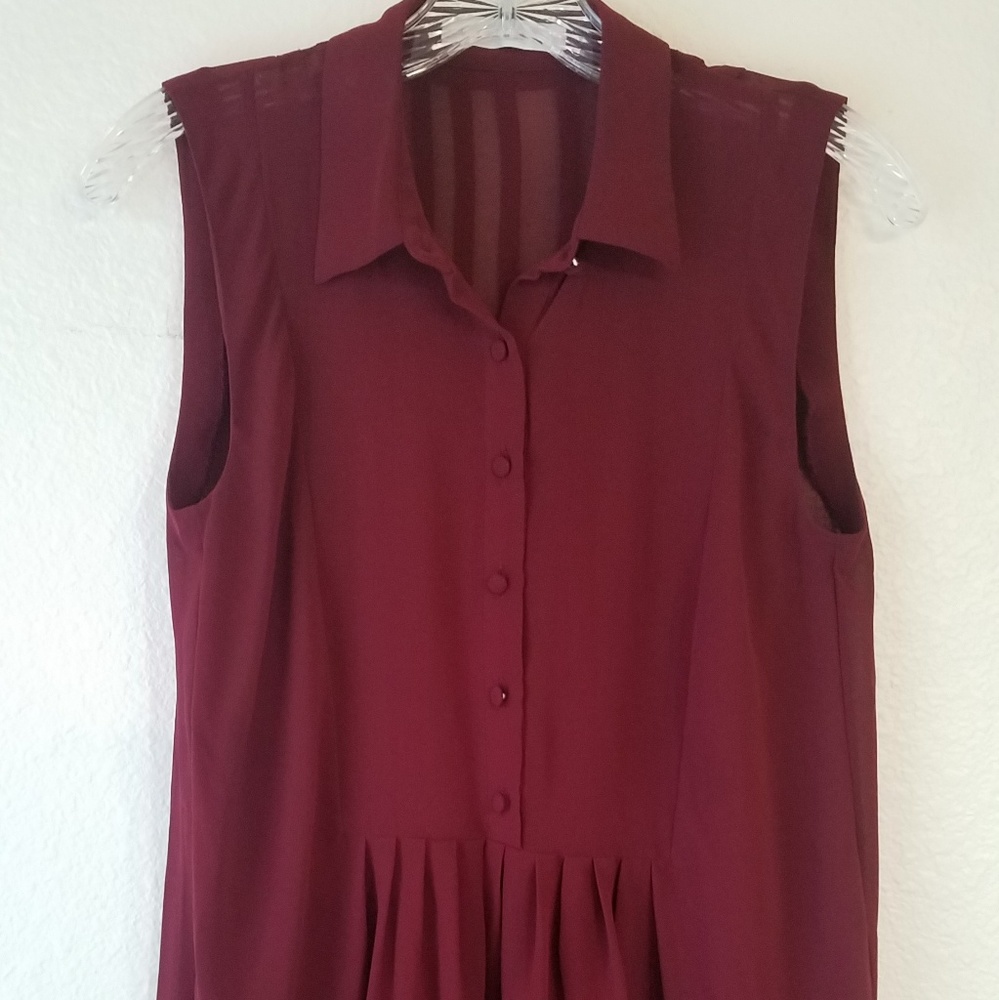 Capulet High Low Sheer Blouse